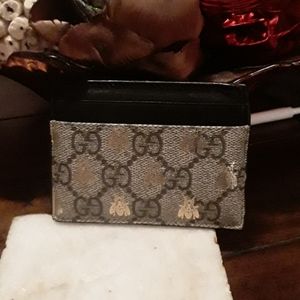 authentic Gucci mens credit card holder